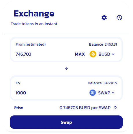 SafeSwap DeFi Currency Exchange2